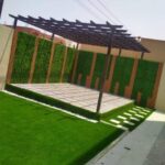 تنسيق حدائق بالدمام والخبر وتركيب العشب الصناعي والشلالات والمظلات والغرف الزجاجية